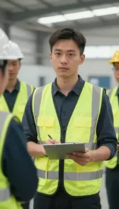 Professional Youth Worker Stock Photo