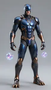 Superhero Indigo Hardened Shell With Honeycomb Structure