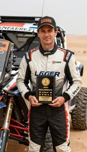 Open Desert Endurance Rally Champion In Breathable Racing
