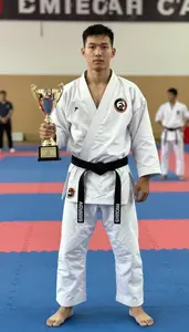 Indoor Martial Arts Championship Victor In Traditional
