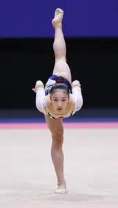 Rhythmic Gymnastics Individual Performer Wearing Hair