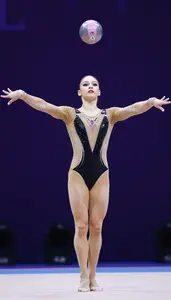 Rhythmic Gymnastics Ball Specialist Wearing Performance