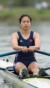 Rowing Athlete Stretching After Race Relaxed Face Clearly