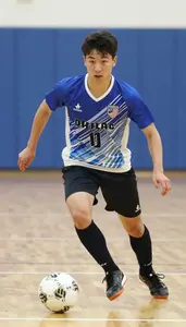 Futsal Defender Wearing Futsal Jersey Agile Dribbling Pivot