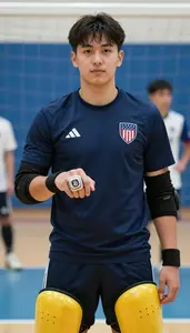 Futsal Defender Wearing Shin Guards Standing With Pride