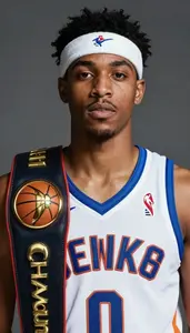 Basketball Small Forward Wearing Headband Displaying Wearing