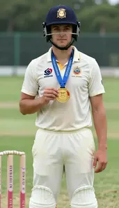 Cricket Tail Ender Wearing White Pants Standing In Honor Of