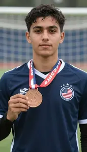 Futsal Defender Wearing Futsal Jersey Showcasing Displaying