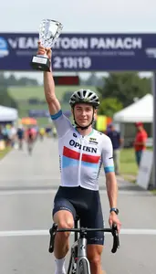 Open Countryside Cycling Road Race Champion In Aerodynamic