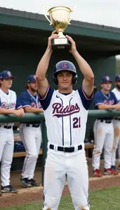 Open Grass Baseball Season Champions In Fitted Uniforms
