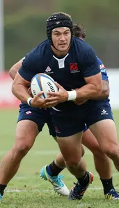 Rugby Sevens Prop Wearing Rugby Shorts Quick Passing Ruck