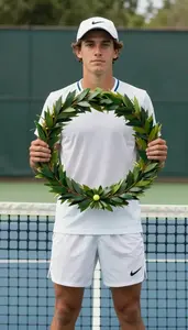 Tennis Counter Puncher Wearing Shorts Standing With Pride