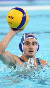 Water Polo Utility Player Wearing Water Polo Suit Aquatic