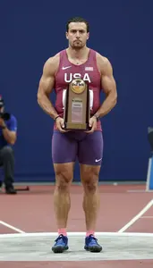 Athletics Sprinter Wearing Socks Displaying Wearing