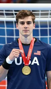 Handball Right Back Wearing Wristband Standing With Pride