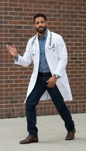 Male Board Certified Family Physician Professional Stock Photo