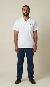 Male Certified Nurse Midwife Professional Stock Image