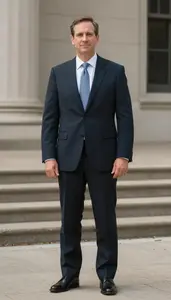 Male Criminal Law Professor Professional Stock Image