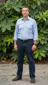 Male Environmental Epidemiologist Portrait Stock Photo
