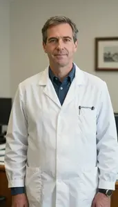 Male Gastroenterologist Professional Stock Photo