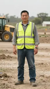 Male Land Reclamation Specialist Portrait Stock Photo