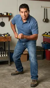 Male Loom Fixer Professional Stock Photo