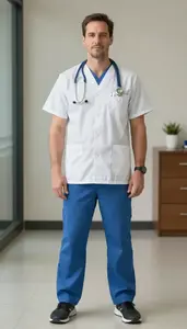 Male Medical Stenographer Portrait Stock Photo