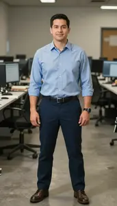 Male Procurement Manager Portrait Stock Photo