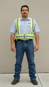 Male Registered Land Surveyor Stock Photo