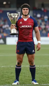 Rugby Sevens Prop Wearing Socks Standing Tall Presented With
