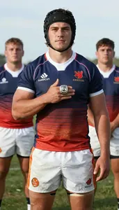 Rugby Sevens Wing Wearing Rugby Shorts Standing Tall