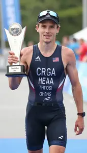 Triathlon Sprint Triathlete Wearing Triathlon Suit