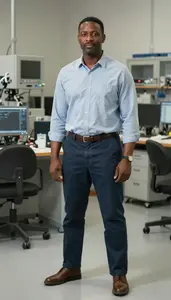Male Aerospace Engineering And Operations Technologists And Technicians Professional Stock Image