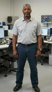 Male Aerospace Engineers Stock Photo