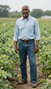 Male Agronomist Professional Stock Image