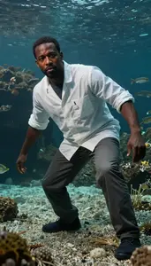 Male Aquatic Biologist Stock Photo