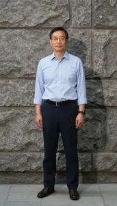 Male Astrophysics Professor Portrait Stock Photo