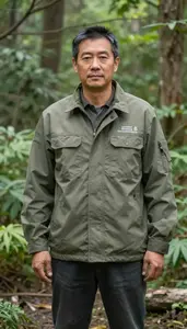 Male Environmental Protection Forester Professional Stock Photo
