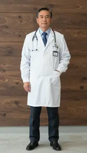 Male Internal Medicine Pediatrician Professional Stock Photo