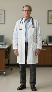 Male Medical Anthropologist Portrait Stock Photo