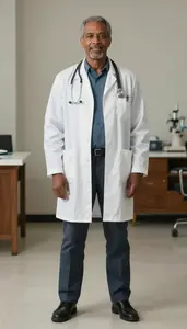 Male Medical Illustrator Stock Photo
