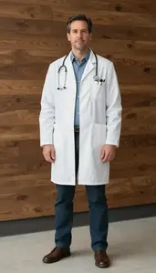 Male Paediatrician Portrait Stock Photo