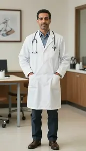 Male Pediatric Dietician Professional Stock Image
