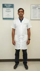 Male Pediatric Orthodontist Professional Stock Photo