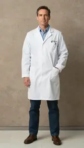 Male Public Health Dietitian Professional Stock Image