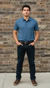 Male Student Recruiter Professional Stock Image
