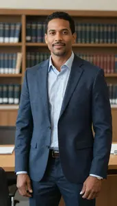 Male University Registrar Stock Photo