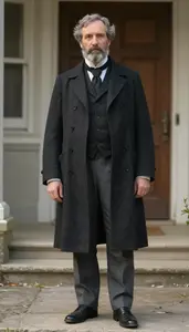Male Victorian Literature Professor Professional Stock Image