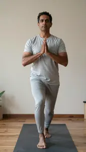 Male Yoga Instructor Stock Photo