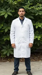 Male Clinical Epidemiologist Stock Photo